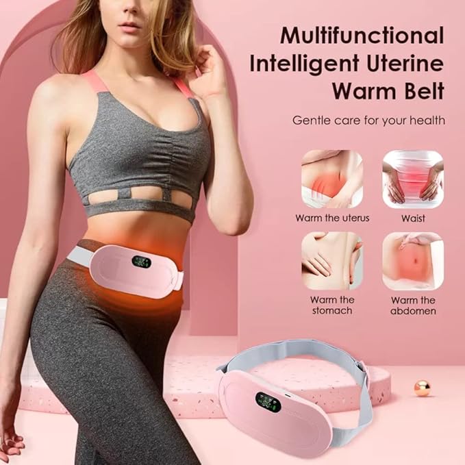 Period Pain Relief Heating Belt with LED Display