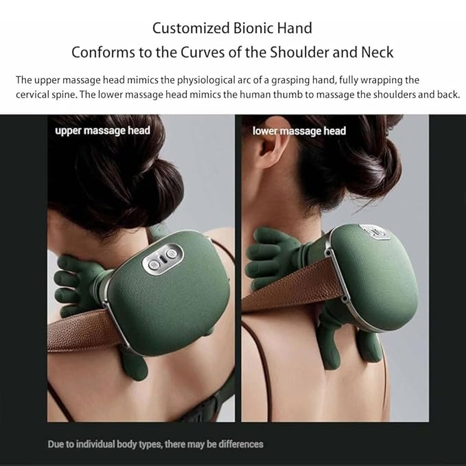 Wireless 4D Neck & Back Massager with Heat