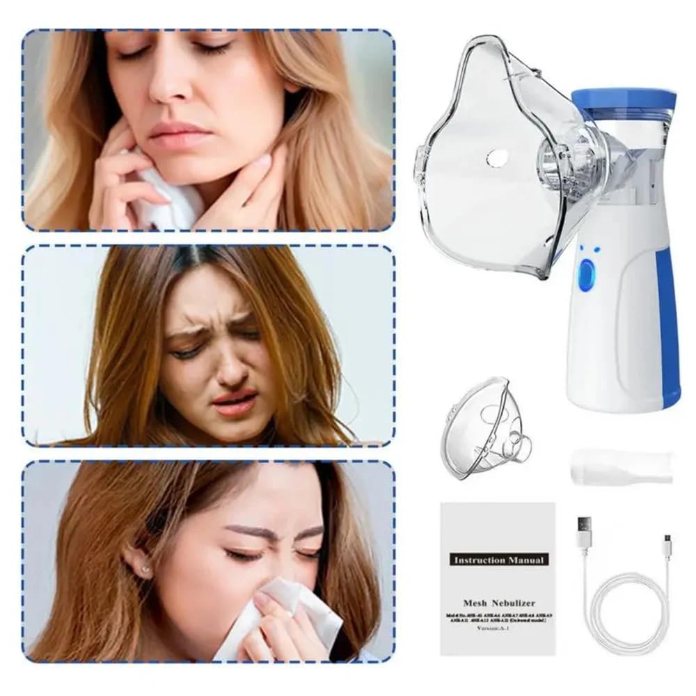 Portable Mesh Nebulizer for Adults & Kids