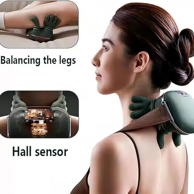 Wireless 4D Neck & Back Massager with Heat