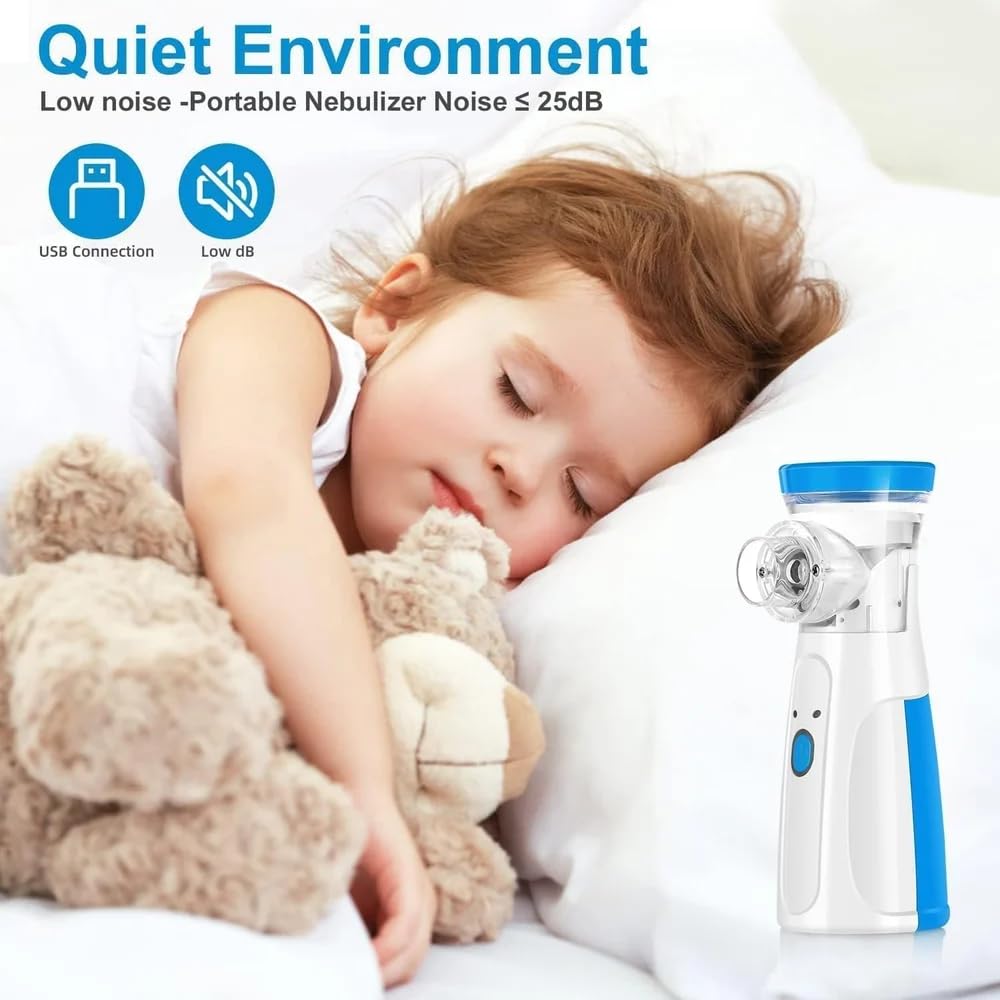 Portable Mesh Nebulizer for Adults & Kids