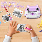 Kids Instant Print Camera with 2.5K Video