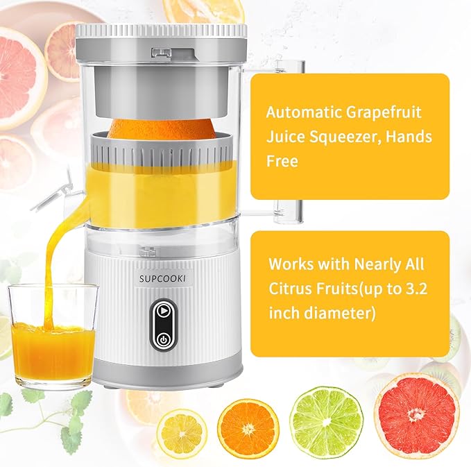 Rechargeable Electric Citrus Juicer