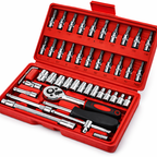 46-Piece Socket & Wrench Tool Kit