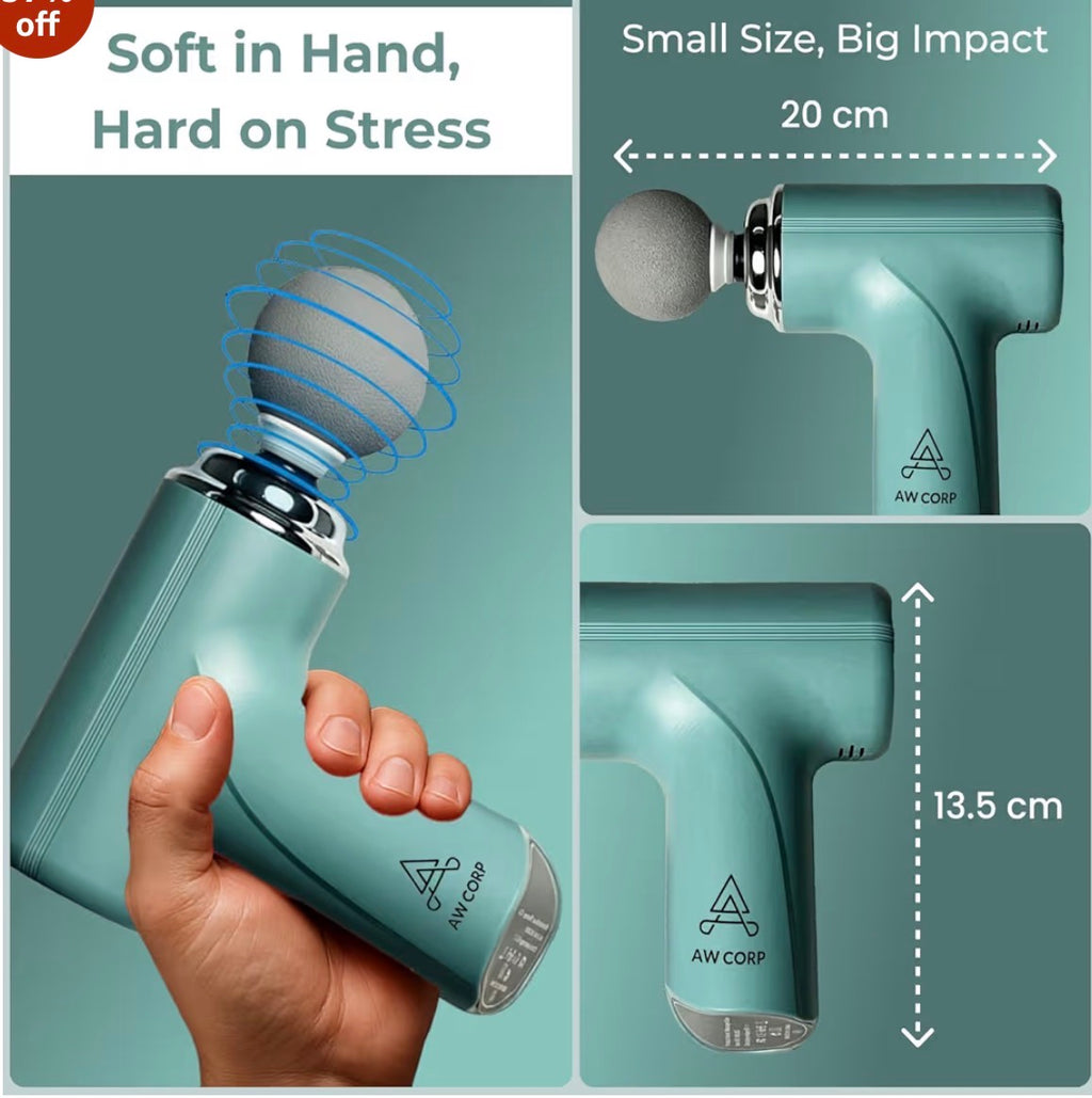 Portable Mini Massage Gun – Type-C Charging