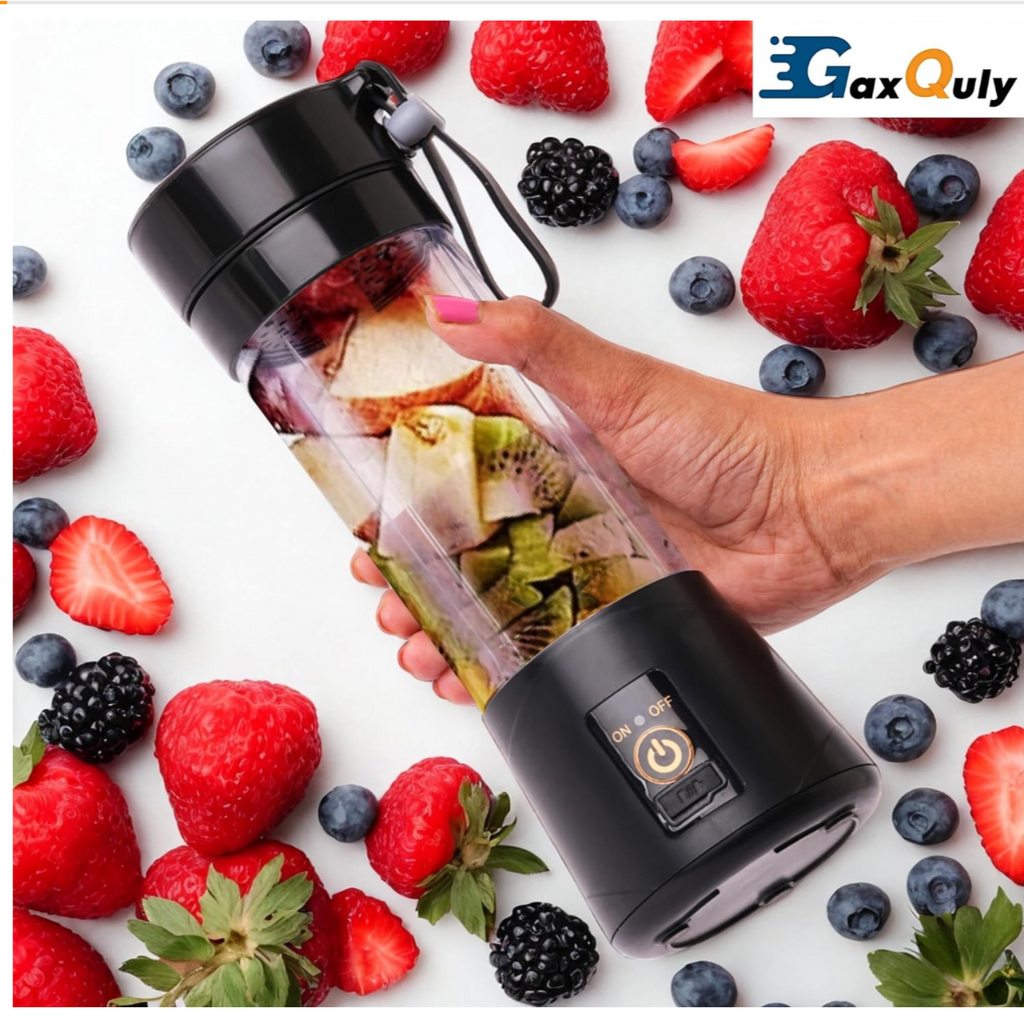 Juice Cup Electric Juicer 6 Blade Rechargable Portable USB Bottle Blender Shaker Juicer A 2000 Juicer Mixer Grinder for Smothies and Juices.