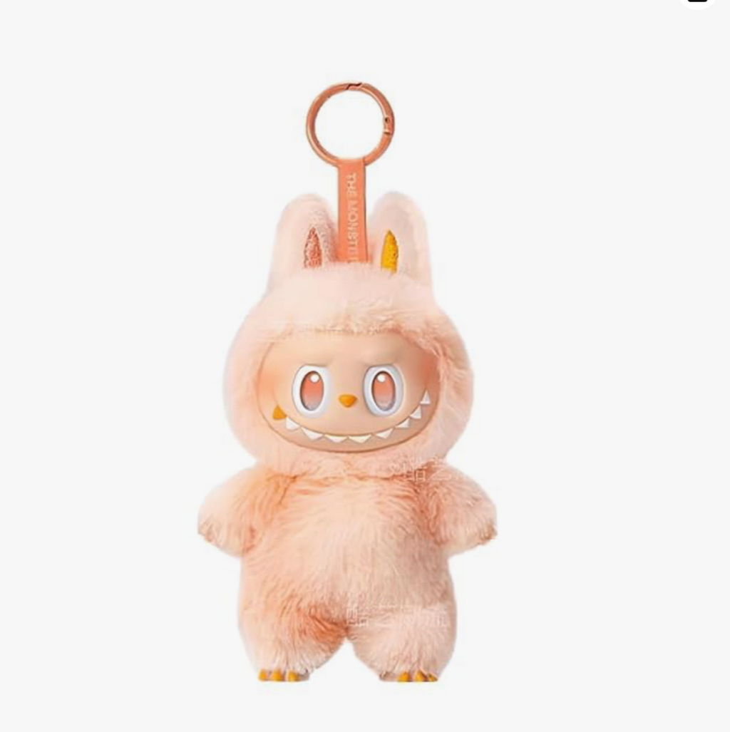 Labubu Vinyl Plush Keychain Toy | Multicolor Collectible Surprise Action Figure | 1 Pc Random Character Gift for Kids & Adults