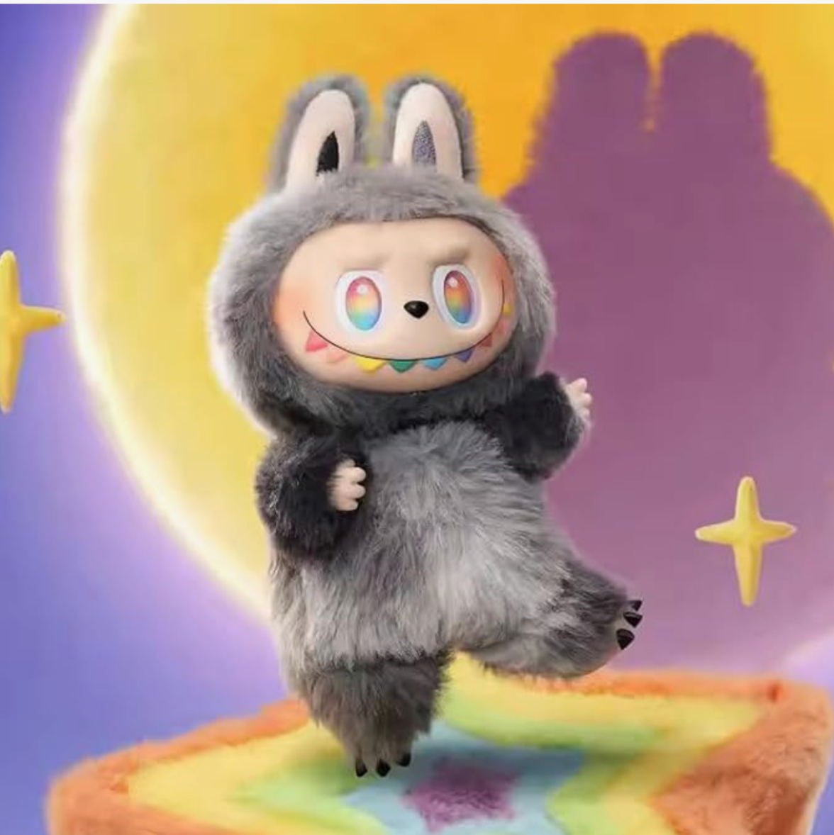 Labubu Vinyl Plush Keychain Toy | Multicolor Collectible Surprise Action Figure | 1 Pc Random Character Gift for Kids & Adults