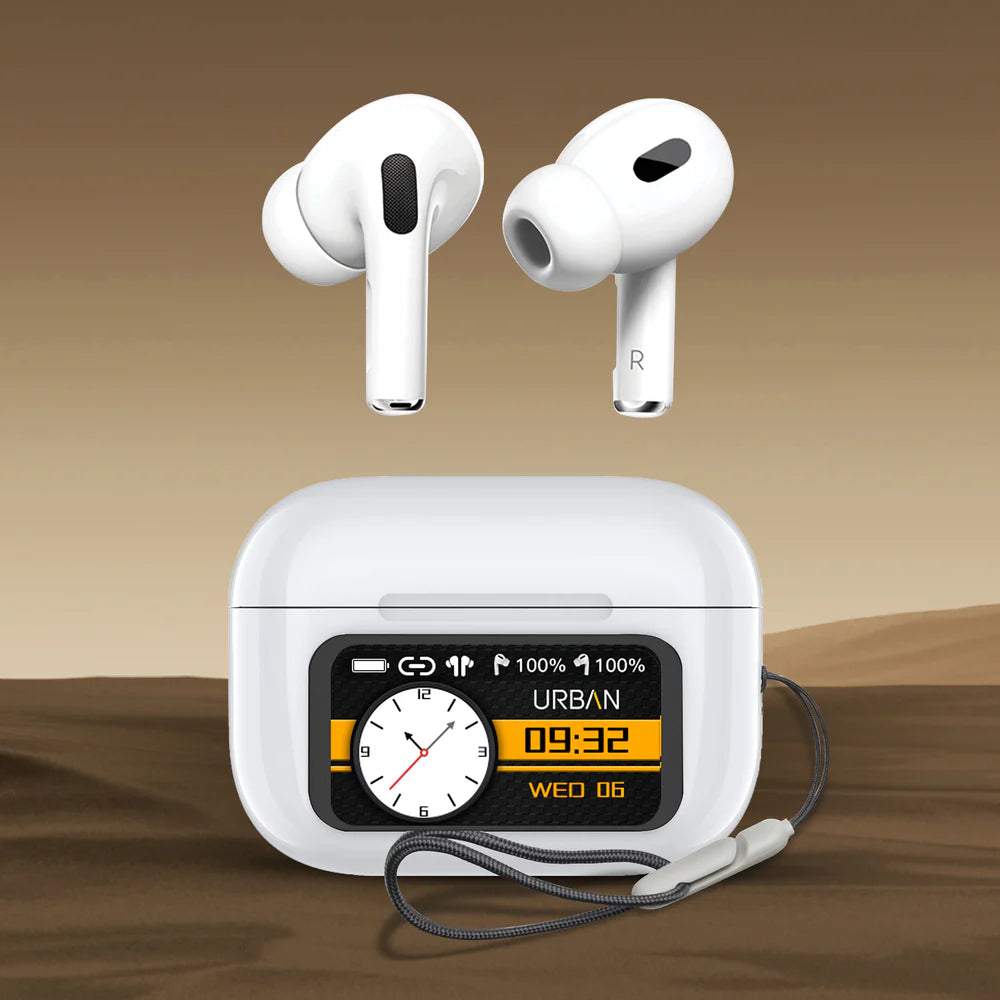 Bluetooth wireless earpod with display