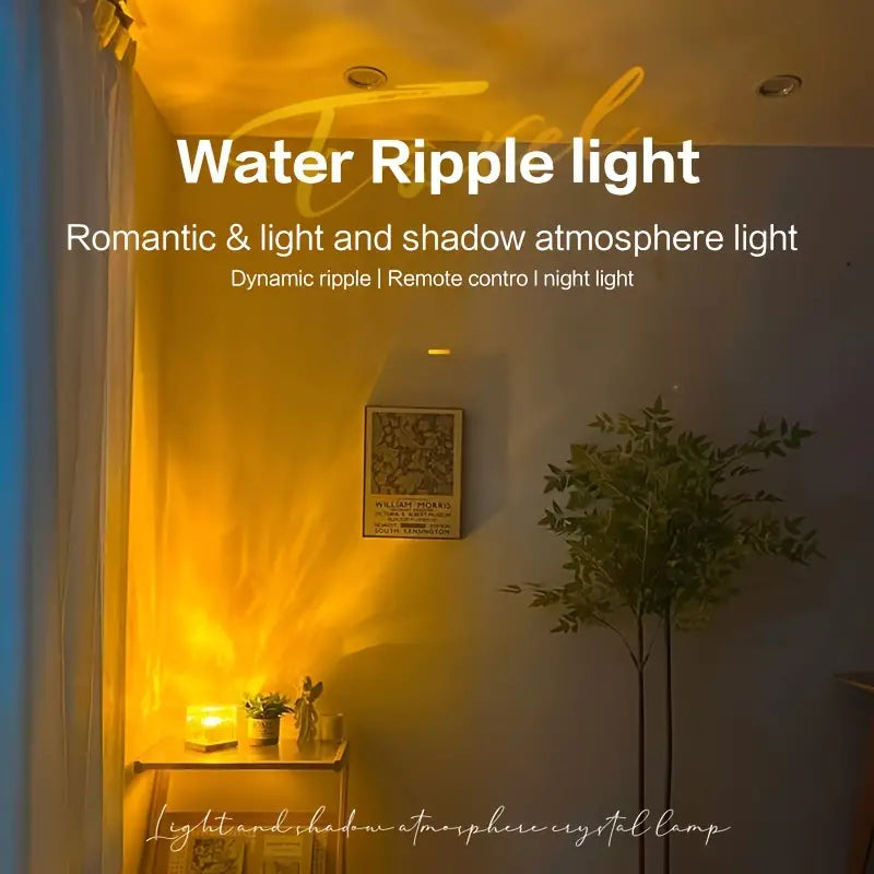 Water Ripple LED Night Light Projector